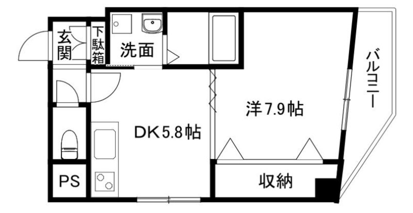 間取図 三共ヒルズ