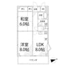 青山NKマンション 2LDKの間取り