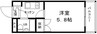 グリーンハイツ南駅前 1Kの間取り
