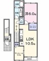 ベル　ソレイユ 1LDKの間取り