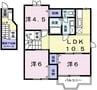 エステート垣内 3LDKの間取り