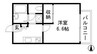 相生市　ウイング相生旭 1Kの間取り