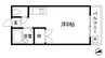 ブルースノーシラクニ 1Rの間取り