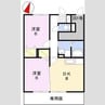 サニーコート御立 2DKの間取り