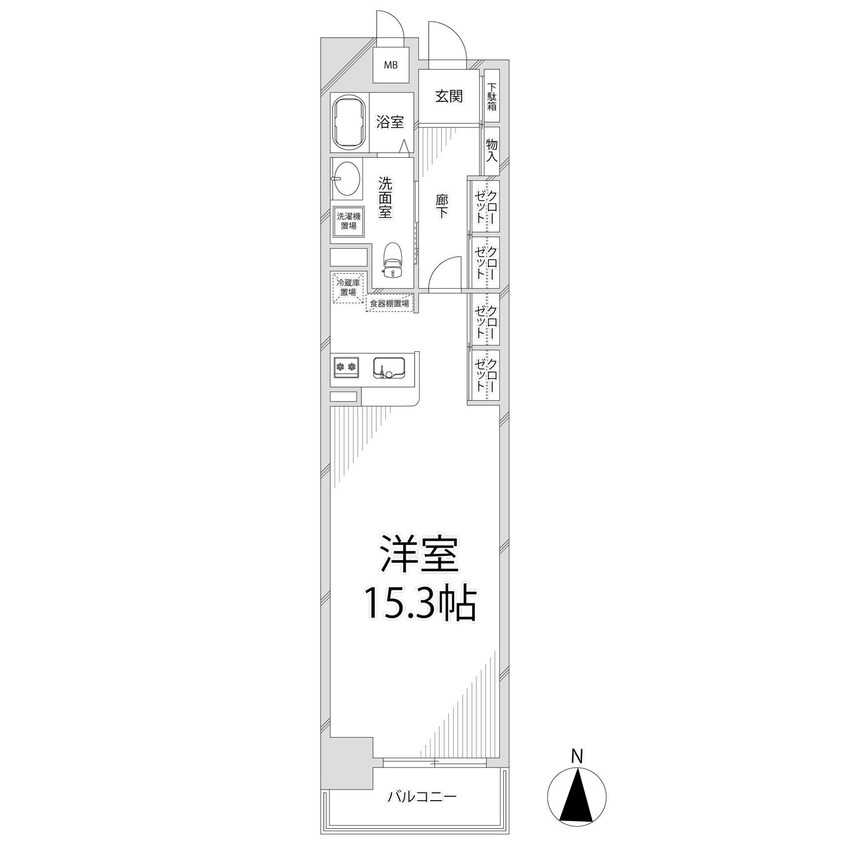 間取図 キャッスルコート西新町