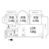 田寺グランドヒルズ 3LDKの間取り
