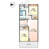 プロニティハウス 2LDKの間取り