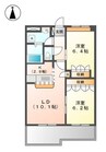 グランディール 2LDKの間取り