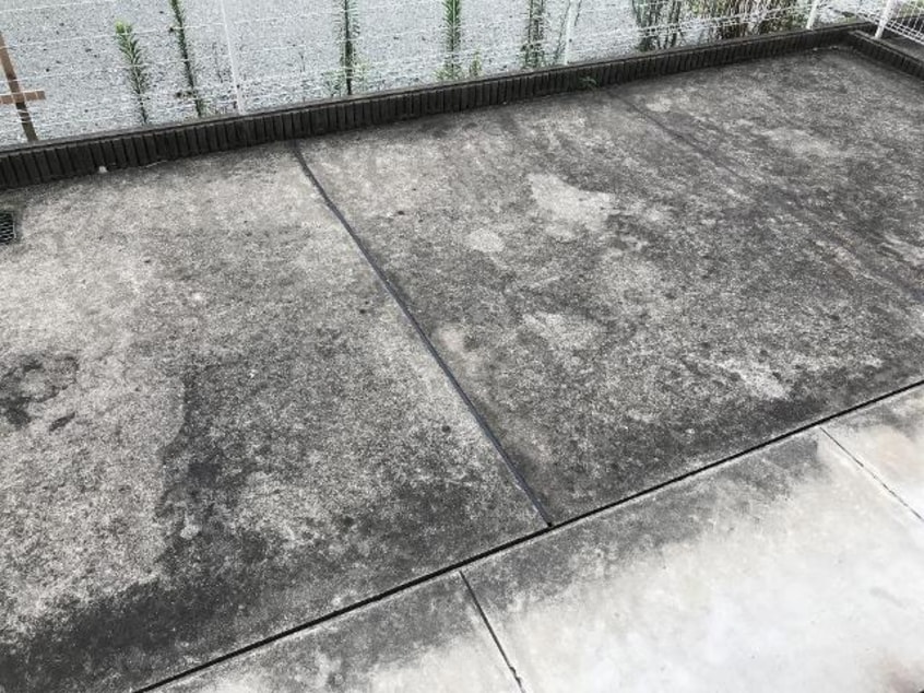 広々とした専用庭 アムールエバーハイツ