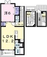 アマルフィ３７ 1LDKの間取り