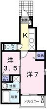 アサノ・モノカーメラ 1SKの間取り
