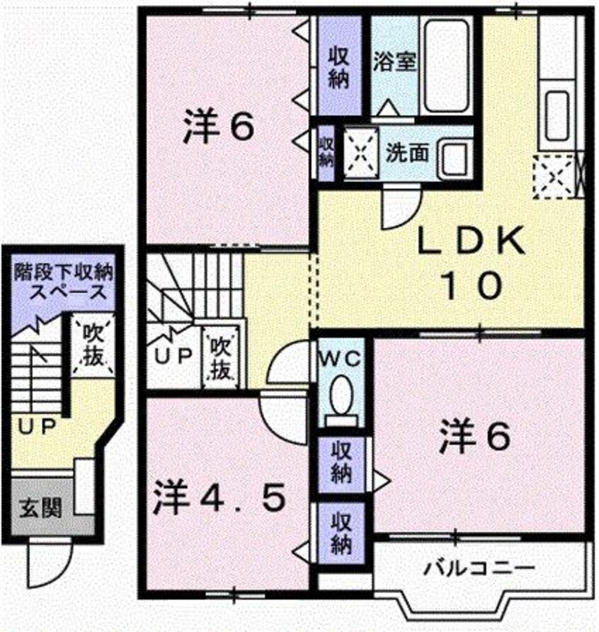 間取図 アムラインＢ