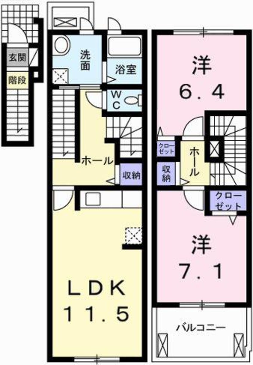 間取図 グラース・アンジュ