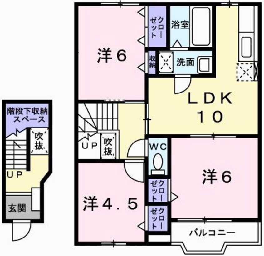 間取図 グリーンコート柿内