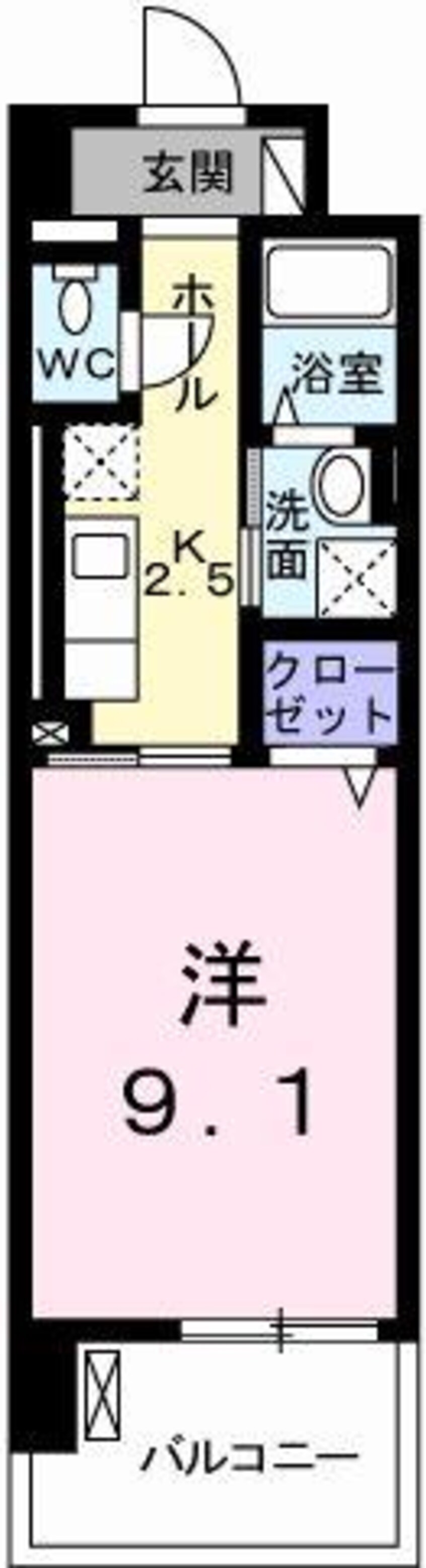 間取図 クレール姫路