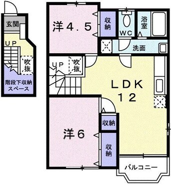 間取図 クレストヨコセキ