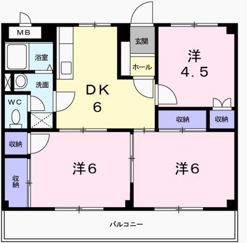 間取図 サンファミール西庄