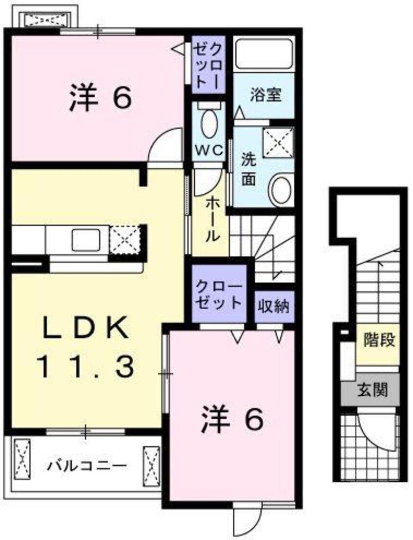 間取図 ベル池ノ下