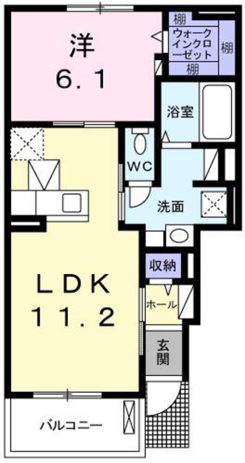 間取図 ライフステージ岡田I