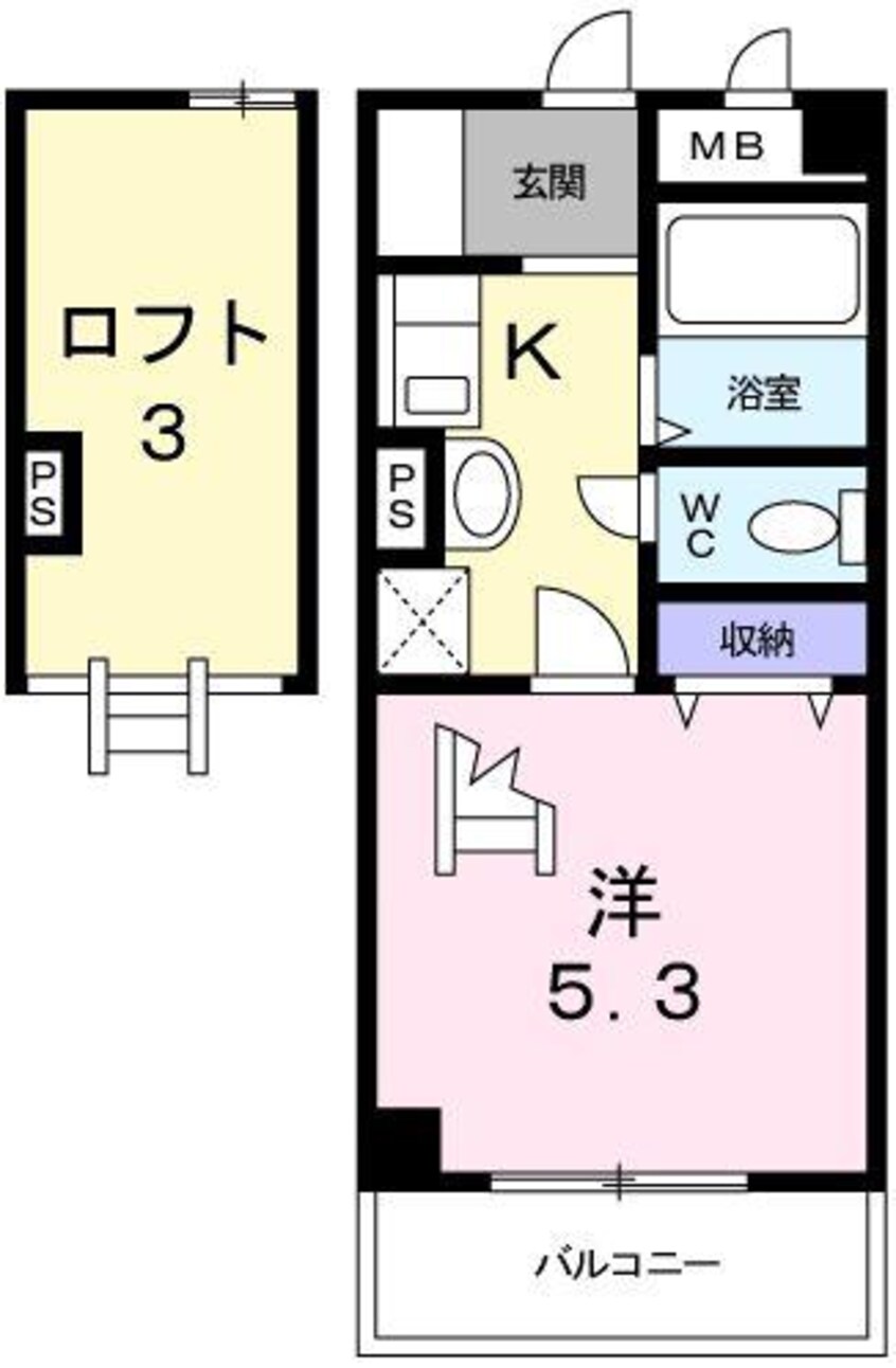 間取図 ル・ヴァン・アヴニール