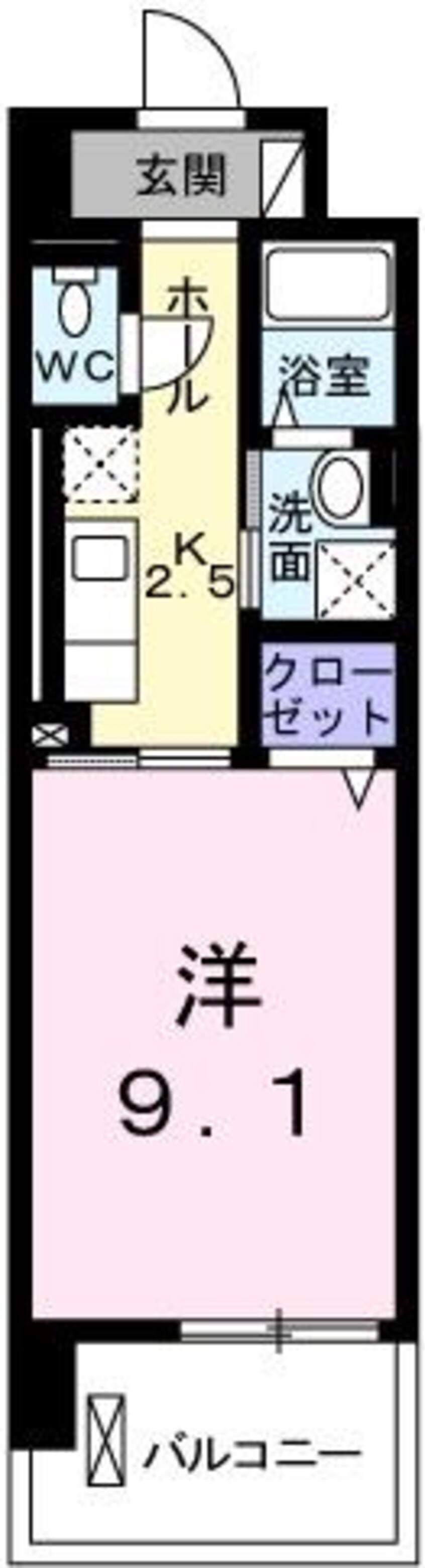 間取図 ポーシェガーデン２