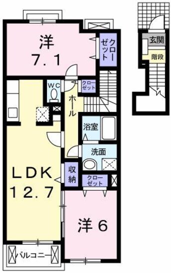 間取図 メゾンプラージュII