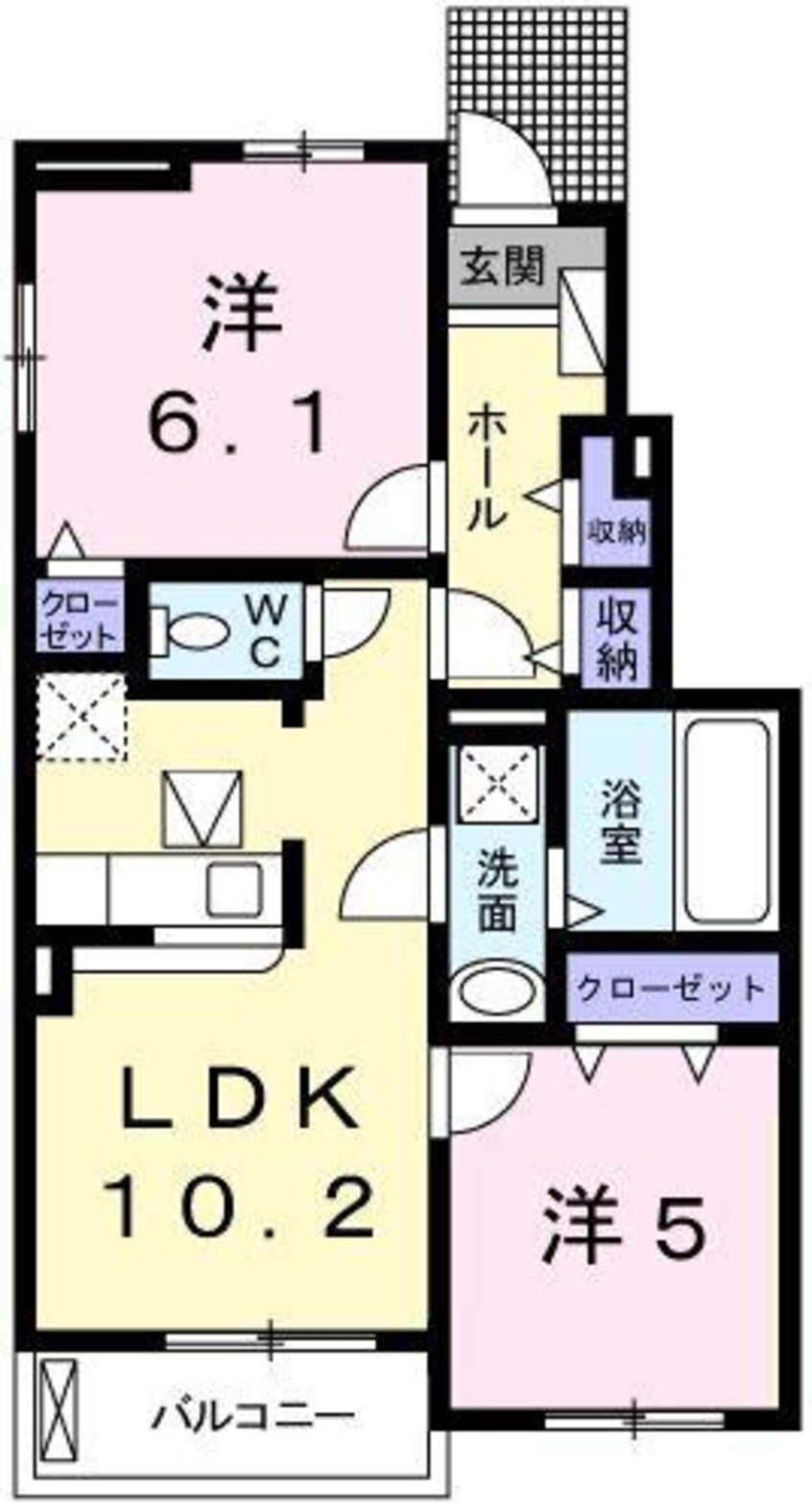 間取図 フリーデII