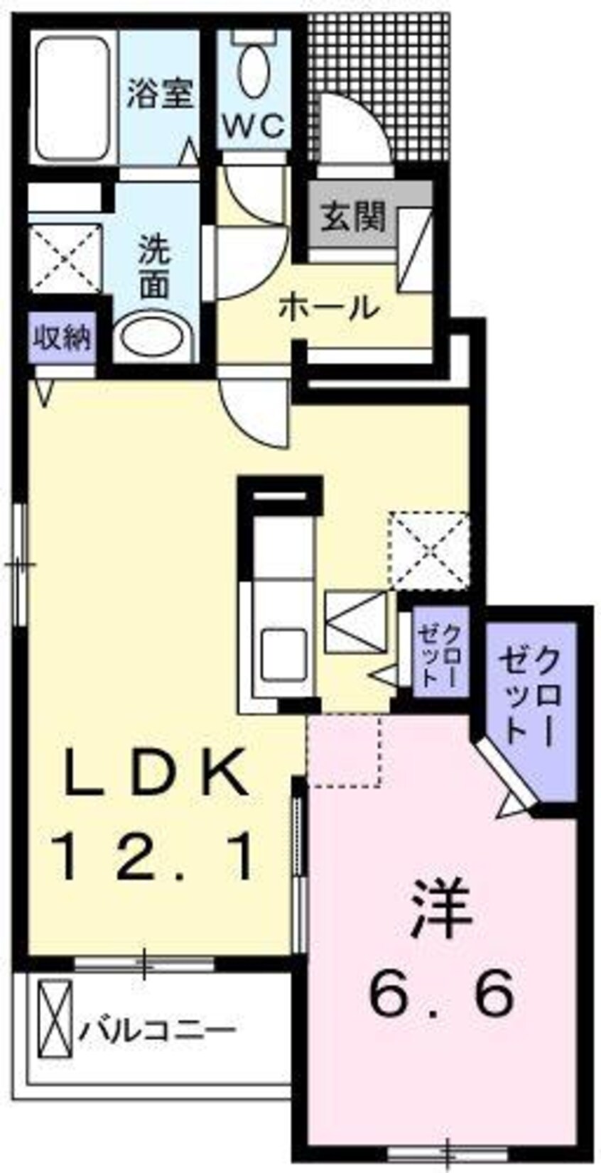 間取図 エレガントヴィラ