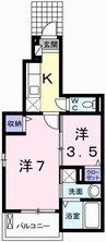 サンリッチＡ 1SKの間取り
