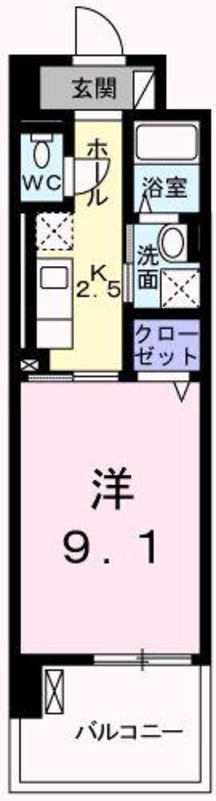 間取図 クレール姫路II