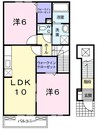 フォルストI 2LDKの間取り