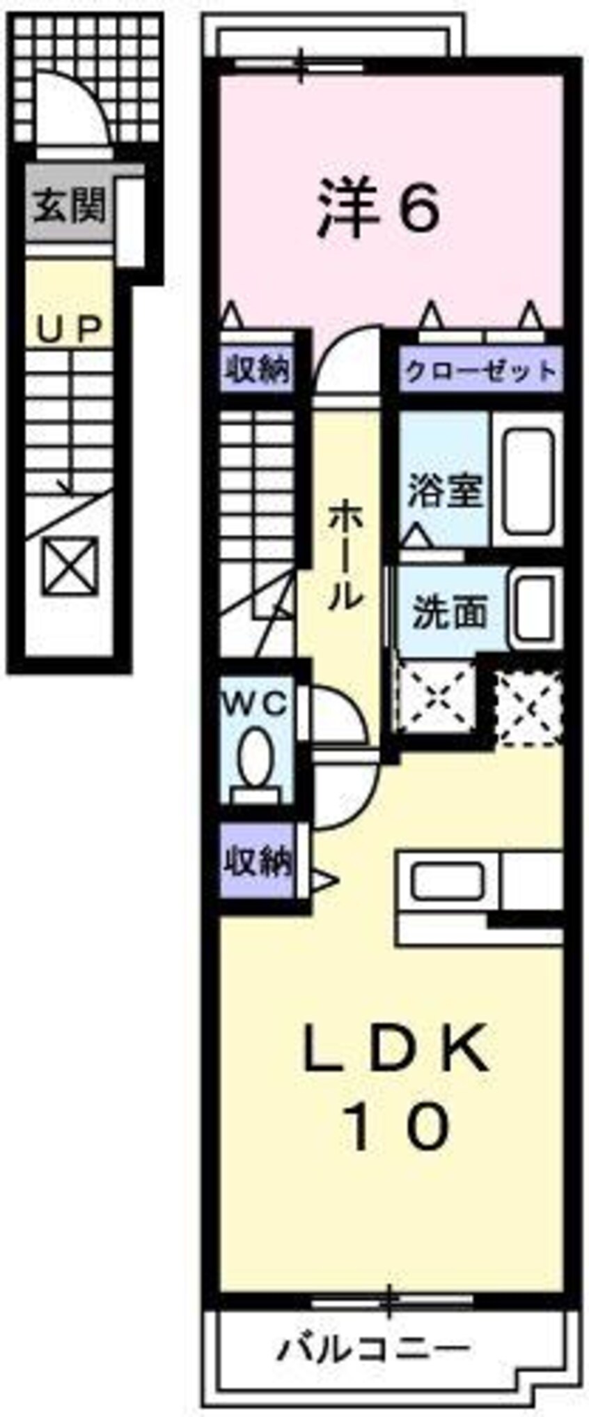 間取図 ウエスト　ウッド　アベニュー