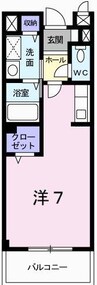タウニー北条　２ 1Rの間取り