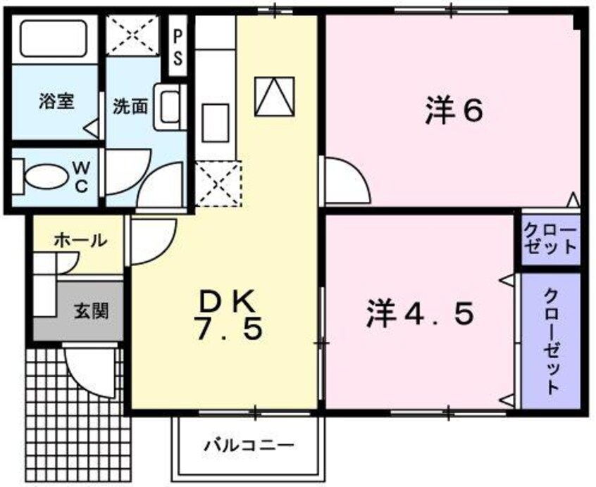 間取図 アルト　レフィナード