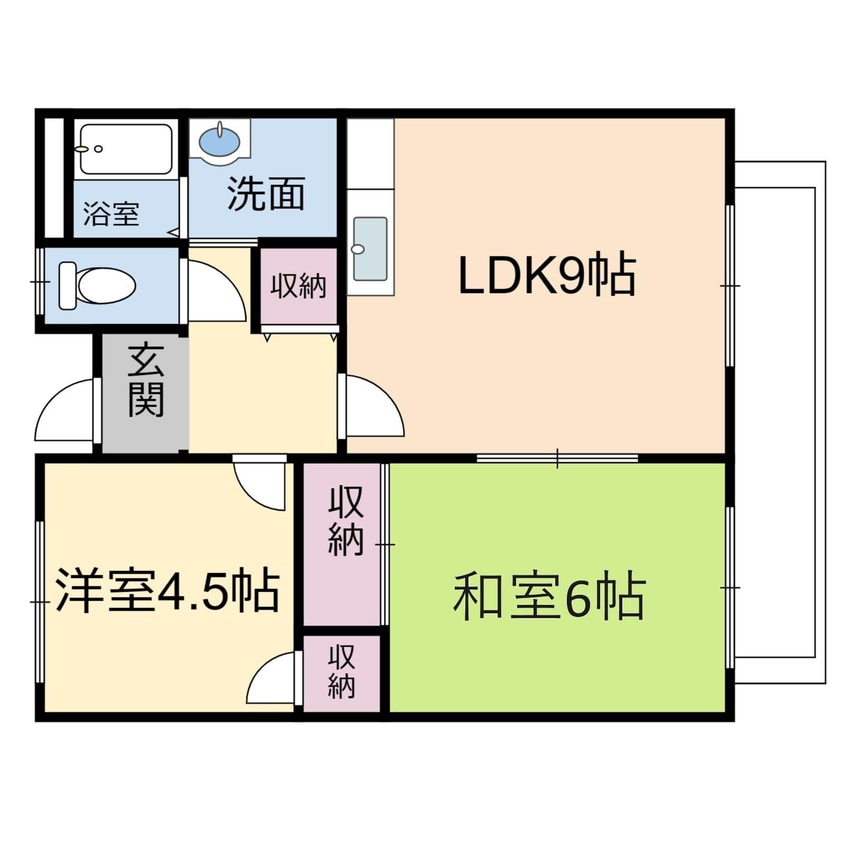 間取図 たつの市　TNマンション