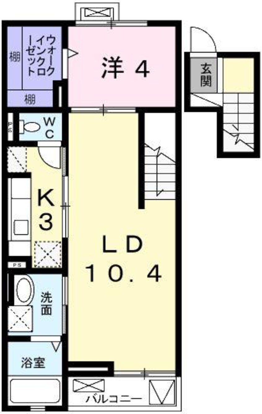 間取図 エスペランサ白鷺