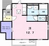 サンパティオII 1Rの間取り