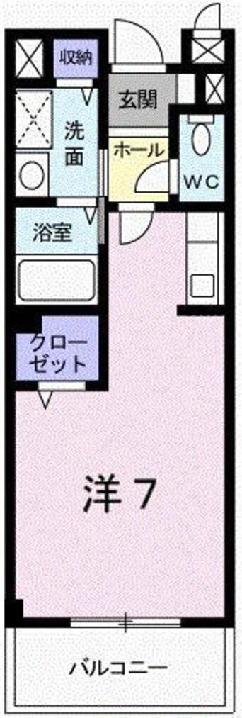 間取図 タウニー北条　１