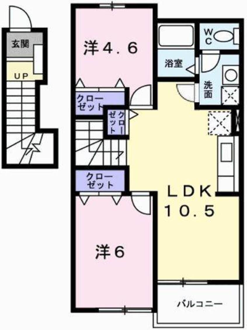 間取図 シエル・リビエール