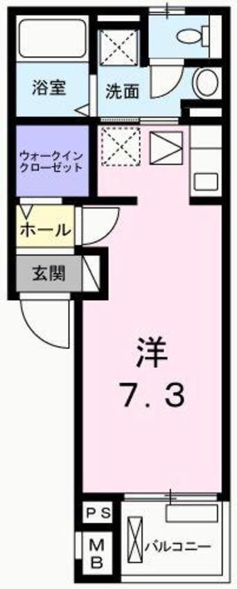 間取図 フィレール　デュ　トラジャVIII