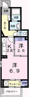 ノアＡ 1SKの間取り