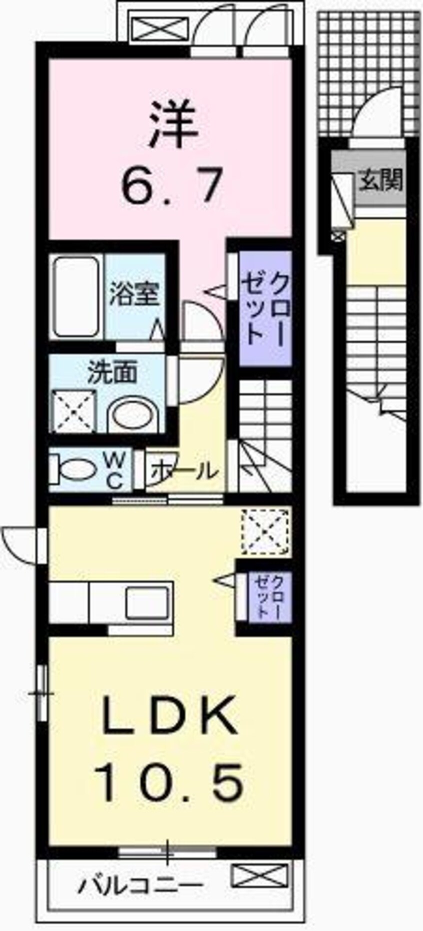 間取図 アバンツァート玉手III