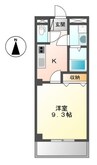 サクセスＯＮ 1Kの間取り