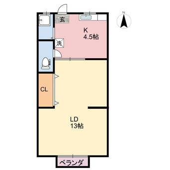 間取図 若竹ハイツ