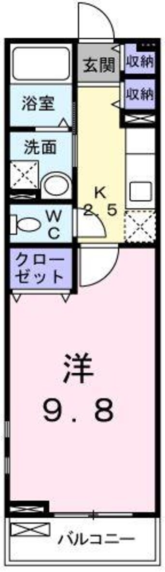 間取図 サン　クレメントＢ