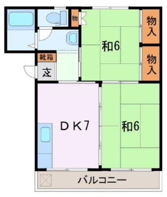 間取図 カシマハイツ