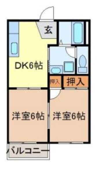 間取図 フレグランス廣町Ｃ