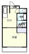 カーサカジマⅠ 1DKの間取り
