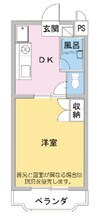 マンションＣｌｏｖｅｒ 1DKの間取り