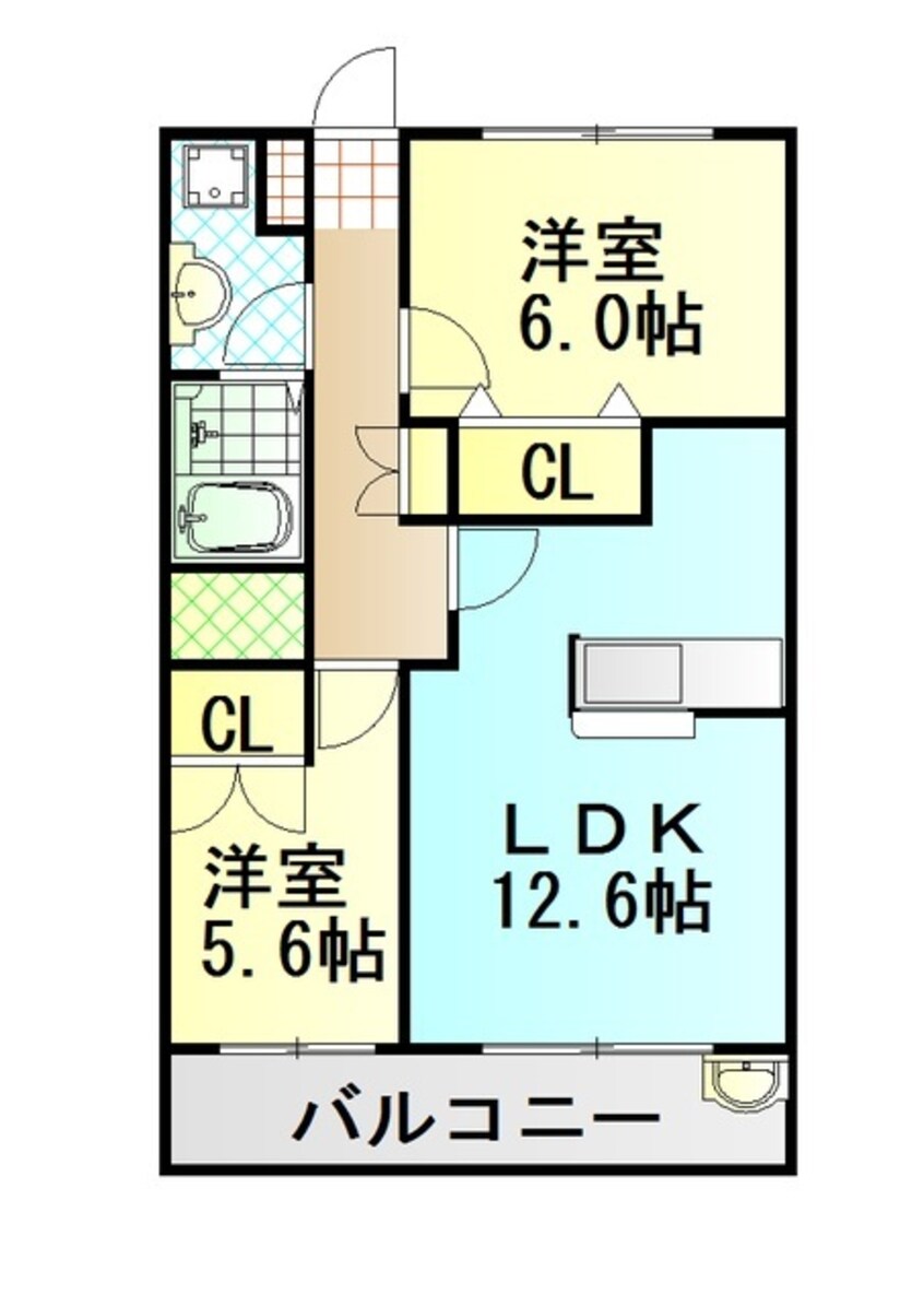 間取図 サンライズＫ